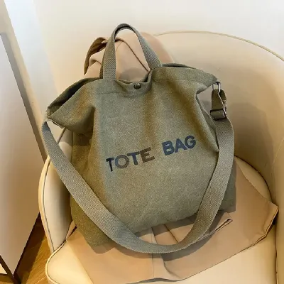 RETRO CANVAS SHOULDER BAG